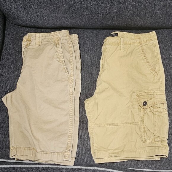 Men's khaki shorts - Aeropostale & Buckle - 34 Waist - Picture 1 of 11